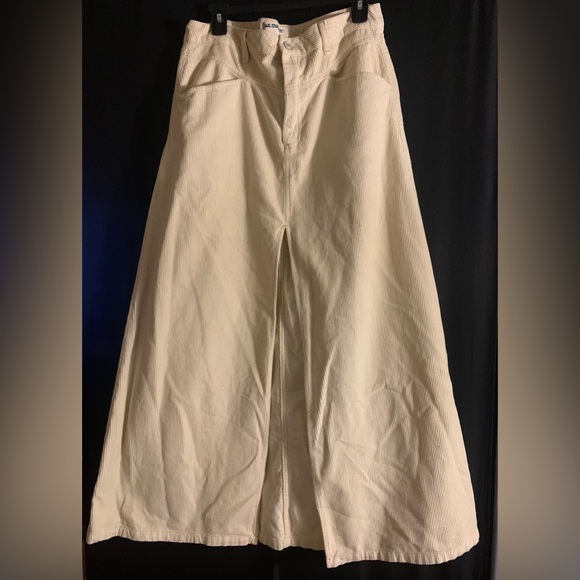 New FP WE THE FREE As You Are Corduroy Maxi Skirt In Beechwood Size 12 - Picture 8 of 11